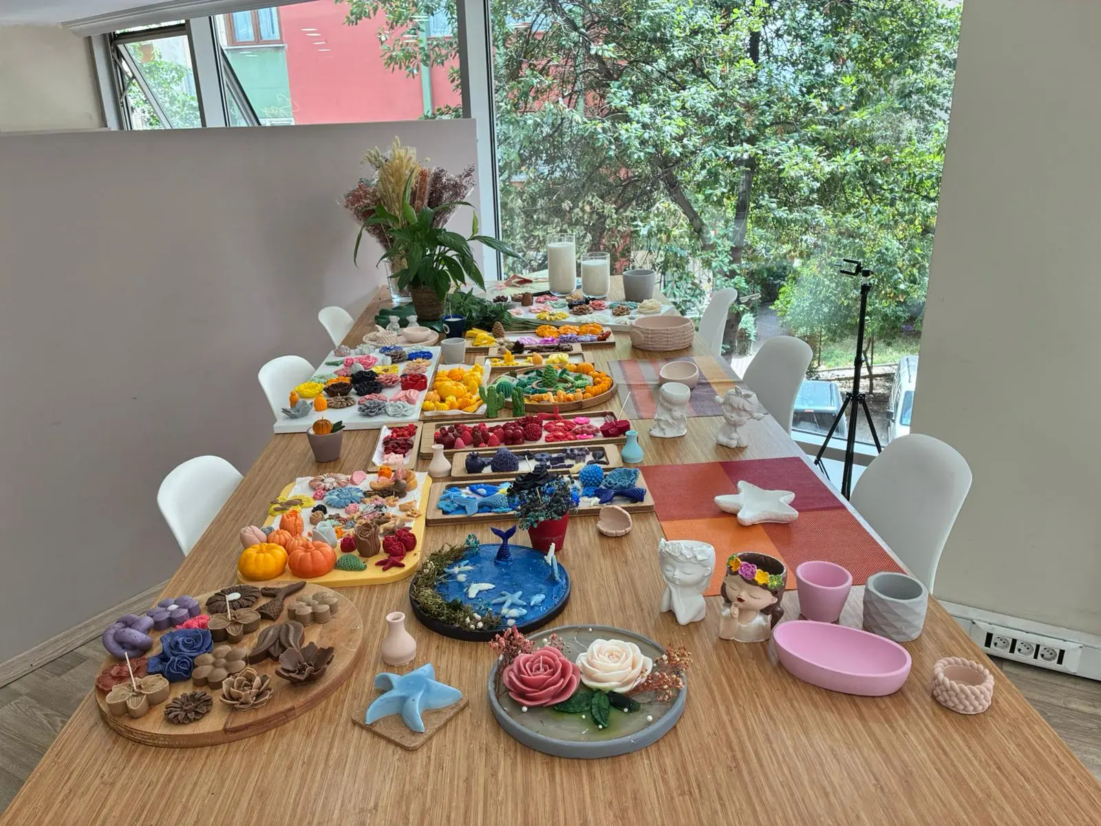 Say Light Studio mum workshop alanı ve özel tasarım mumlar