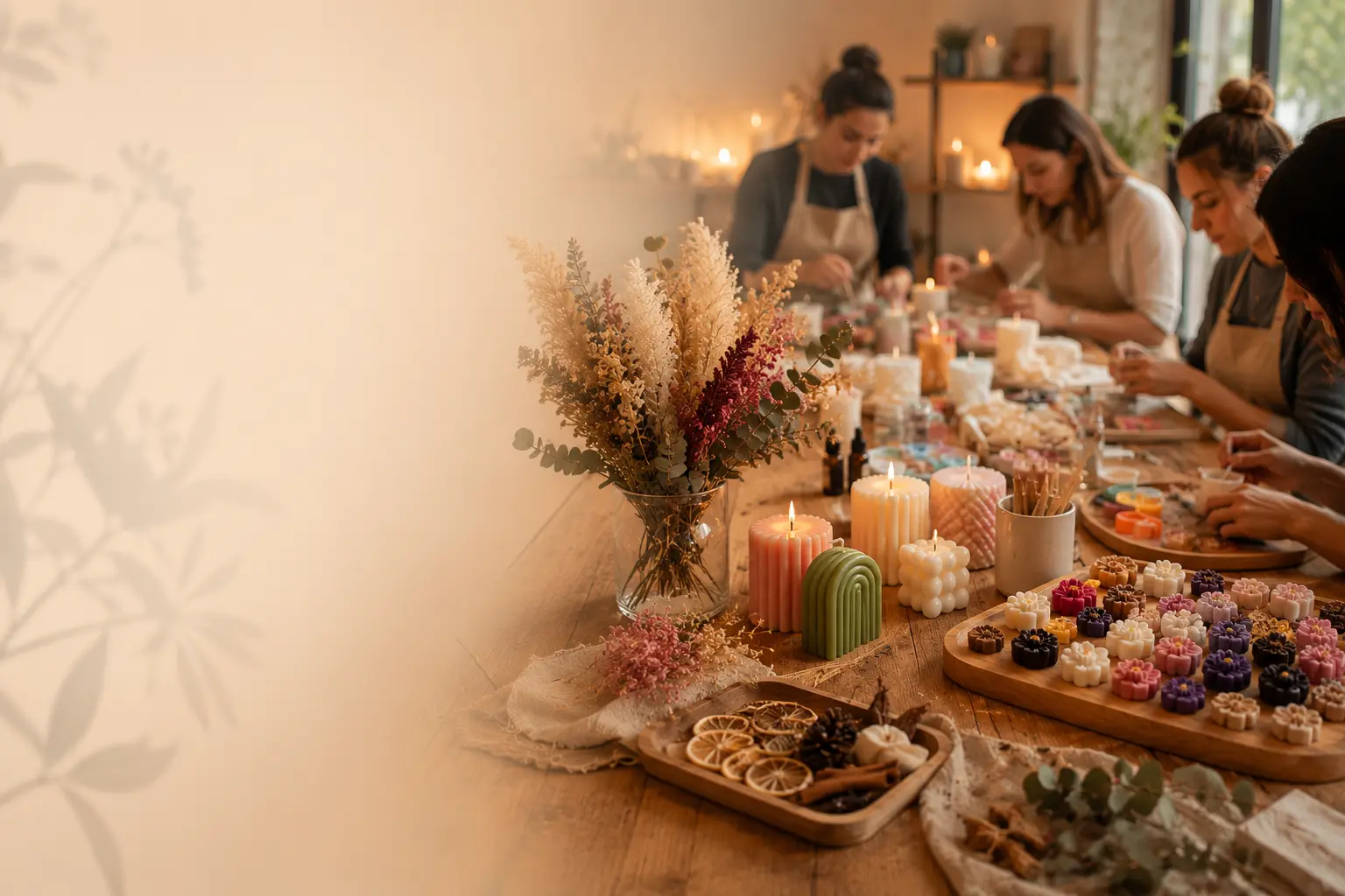 Say Light Studio mum workshop ve el yapımı mum tasarımları
